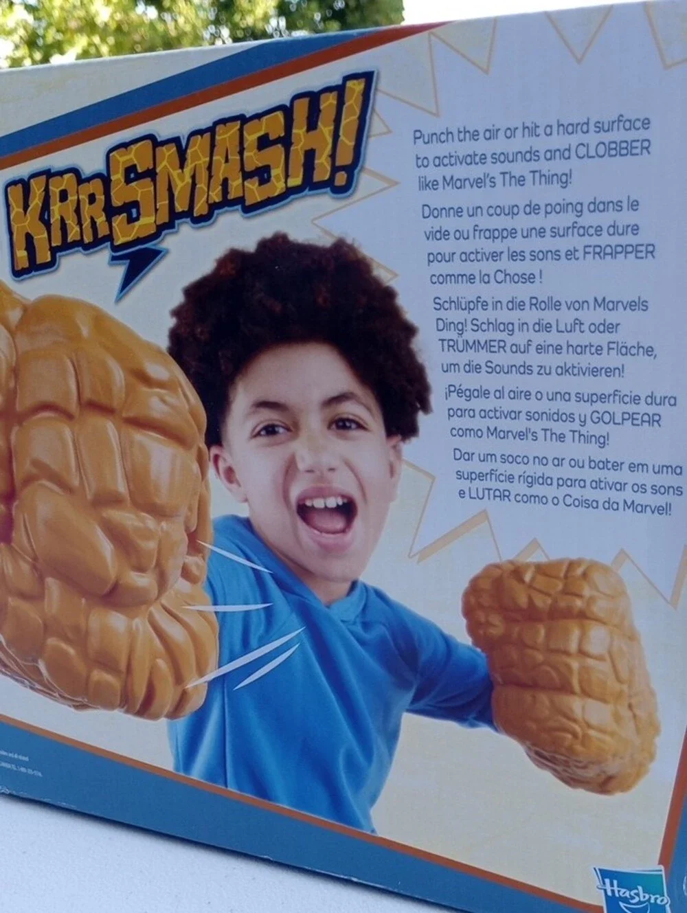 Marvel The Fantastic 4 First Steps The Thing Foam Smash Gloves -